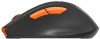 Мышь A4Tech Fstyler FG30S серый/оранжевый оптическая (2000dpi) silent беспроводная USB (6but)