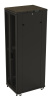 Шкаф коммутационный Hyperline (TTB-4266-DD-RAL9004) напольный 42U 600x600мм пер.дв.перфор. задн.дв.перфор. 2 бок.пан. 800кг черный 510мм 2055мм IP20 сталь