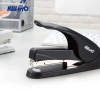 Степлер настольный Kw-Trio 5818 Soft-Touch 24/6 24/8 26/6 26/8 (40листов) снижение усилия серый/черный 210скоб