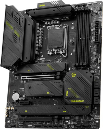 Материнская плата MSI MAG Z790 TOMAHAWK MAX WIFI Soc-1700 Intel Z790 4xDDR5 ATX AC`97 8ch(7.1) 2.5Gg