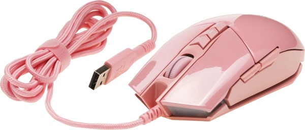 Мышь A4Tech Bloody P91s розовый оптическая (8000dpi) USB (8but)