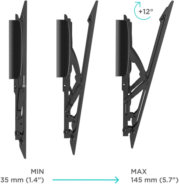 Кронштейн для телевизора Onkron TM5 черный 32"-70" макс.68кг настенный наклон