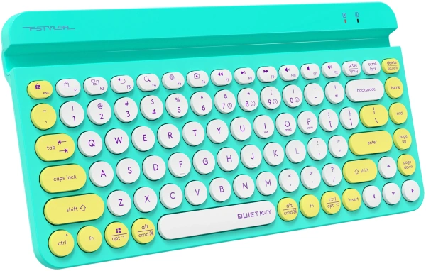 Клавиатура A4Tech Fstyler FBK30 зеленый USB беспроводная BT/Radio slim Multimedia (FBK30 AVOCADO)