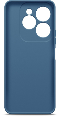 Чехол (клип-кейс) BoraSCO для Infinix Hot 40i/Smart 8/8 Plus/8 Pro Silicone Case 72661 синий