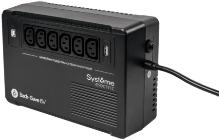 Источник бесперебойного питания Systeme Electriс BV BVSE600I 360Вт 600ВА черный
