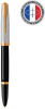 Ручка перьев. Parker 51 Premium (CW2169030) Black St.Steel GT F сталь нержавеющая подар.кор.
