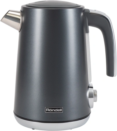 Чайник электрический Rondell 1002-RE-01 1.7л. 2200Вт черный корпус: металл (RDE-1002)