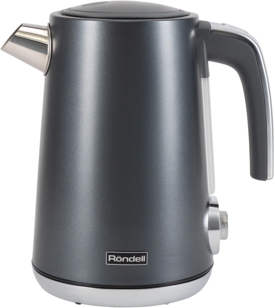 Чайник электрический Rondell 1002-RE-01 1.7л. 2200Вт черный корпус: металл (RDE-1002)