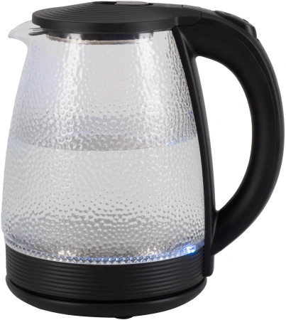Чайник электрический Vitek VT-7003 1.7л. 2200Вт черный корпус: стекло