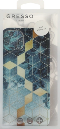 Чехол (клип-кейс) Gresso для iPhone 13 Meridian синий (GR17AAAE8889)