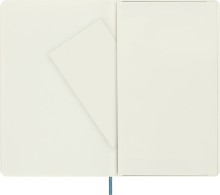 Блокнот Moleskine CLASSIC SOFT QP618B35 Large 130х210мм 192стр. нелинованный мягкая обложка голубой
