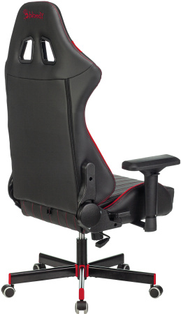 Кресло игровое A4Tech Bloody GC-990 черный/красный эко.кожа крестов. металл