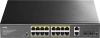 Коммутатор Cudy GS1018PS2 (L2) 18x1Гбит/с 2xКомбо(1000BASE-T/SFP) 2SFP 16PoE 200W неуправляемый