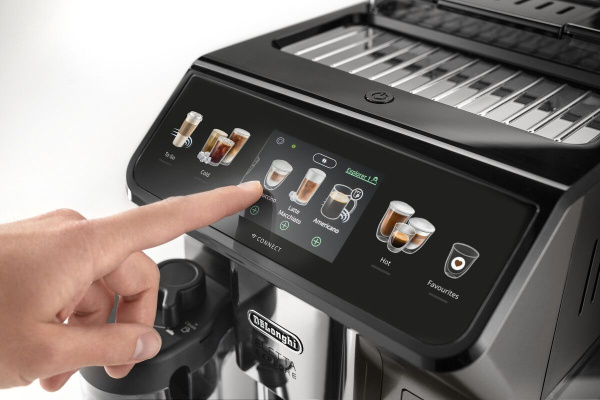 Кофемашина Delonghi ECAM450.86.T 1450Вт черный/серебристый