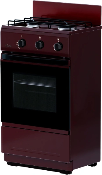 Плита Газовая Flama CG 3202 B коричневый реш.сталь