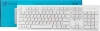 Клавиатура Оклик 505M белый USB slim