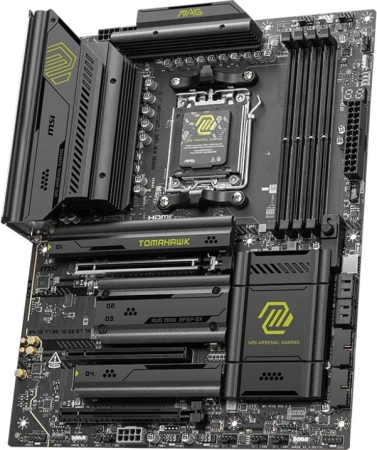 Материнская плата MSI MAG X870E TOMAHAWK WIFI SocketAM5 AMD X870 4xDDR5 ATX AC`97 8ch(7.1) 5Gigabit RAID+HDMI