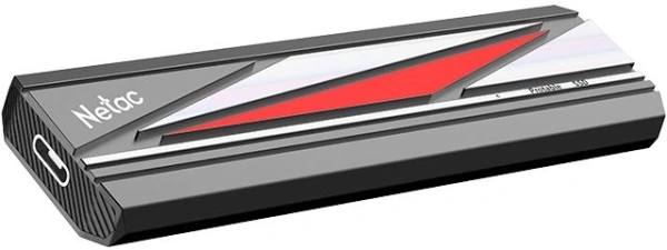 Накопитель SSD Netac USB-C 256GB NT01ZX20L-256G-32BK ZX20L черный