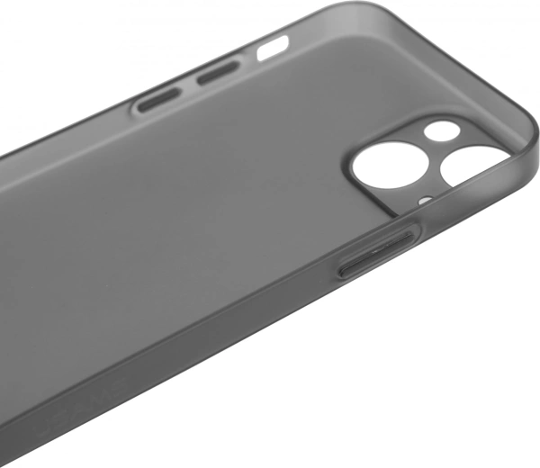 Чехол (клип-кейс) для Apple iPhone 13 mini Usams US-BH776 черный (матовый) (УТ000028068)