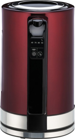 Чайник электрический Scarlett SC-EK21S78 1.7л. 2200Вт бордовый (корпус: нержавеющая сталь)