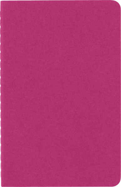 Блокнот Moleskine CAHIER JOURNAL CH011D17 Pocket 90x140мм обложка картон 64стр. линейка розовый неон (3шт)
