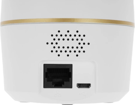 Камера видеонаблюдения IP Dahua DH-IPC-H4AP-0360B Wi-Fi 3.6-3.6мм цв. корп.:белый/черный