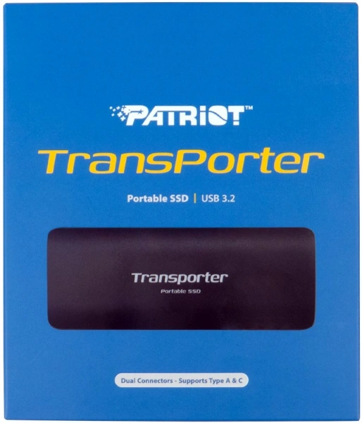 Накопитель SSD Patriot USB-C 2TB PTP2TBPEC Transporter 2.5" черный