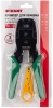 Инструмент обжимной Rexant HT-200 12-3441 для RJ-45/RJ-12/RJ-11 зеленый