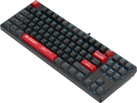Клавиатура A4Tech Bloody AT87 механическая черный/красный USB for gamer LED (AT87)