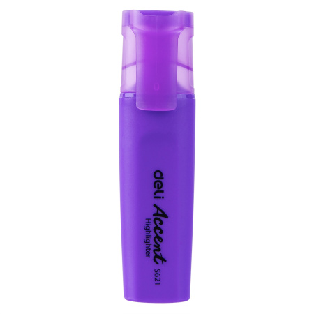 Набор текстовыделителей Deli Accent ES621VIOLET-P Delight скошенный пиш. наконечник 1-5мм фиолетовый