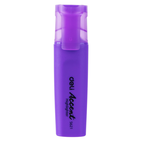 Набор текстовыделителей Deli Accent ES621VIOLET-P Delight скошенный пиш. наконечник 1-5мм фиолетовый