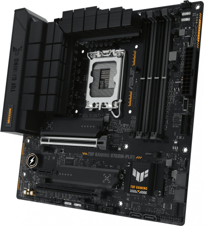 Материнская плата Asus TUF GAMING B760M-PLUS Soc-1700 Intel B760 4xDDR5 mATX AC`97 8ch(7.1) 2.5Gg RA