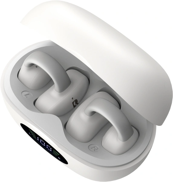 Гарнитура вкладыши A4Tech Biosong B5 TWS белый беспроводные bluetooth клипса (B5)