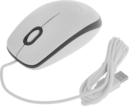 Мышь Logitech M100 белый/черный оптическая 1000dpi USB 2but (910-006764)