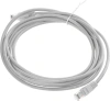 Патч-корд KingPrice KP-PC-c5e-3m-g 1Гбит/с UTP 4 пары cat.5E CCA molded 3м серый RJ-45 (m)-RJ-45 (m)