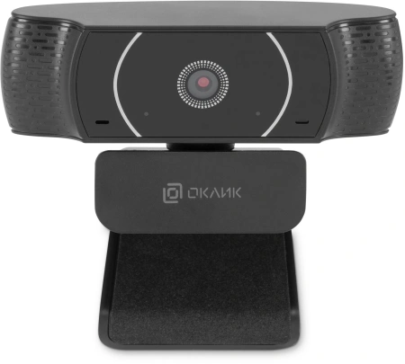 Камера Web Оклик OK-C016HD черный 1Mpix (1280x720) USB2.0 с микрофоном