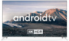 Телевизор QLED Hyundai 75" H-LED75QBU7500 Android TV Frameless черный/серебристый 4K Ultra HD 60Hz DVB-T DVB-T2 DVB-C DVB-S DVB-S2 USB WiFi Smart TV