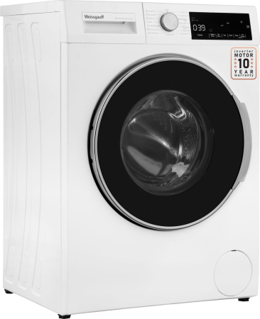 Стиральная машина Weissgauff WM 49127 DS Inverter Steam класс: A+++ загр.фронтальная макс.:7кг белый инвертер