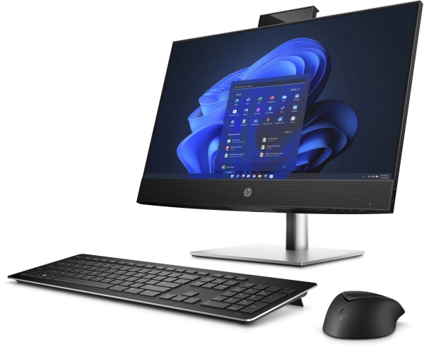 Моноблок HP ProOne 440 G9 23.8" Full HD Touch i5 13500T (1.2) 16Gb SSD512Gb UHDG 770 CR Windows 11 Professional 64 GbitEth WiFi BT 120W клавиатура мышь Cam черный/серебристый 1920x1080