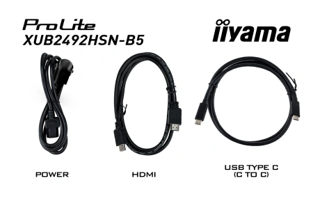 Монитор Iiyama 23.8" XUB2492HSN-B5 IPS FHD чер HDMI DP USB M/M HAS Piv 75Hz 250cd
