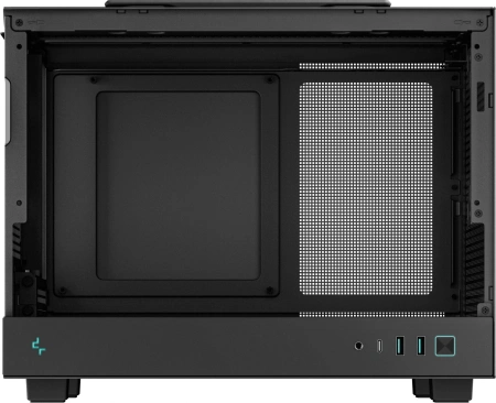 Корпус Deepcool CH160 черный без БП miniITX 7x120mm 1xUSB3.0 audio bott PSU