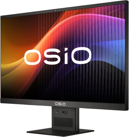 Моноблок Osio BaseLine B240i-004b 23.8" Full HD i3 1115G4 (3) 8Gb SSD512Gb UHDG Windows 11 Professional 64 GbitEth WiFi BT 84W Cam черный 1920x1080 (RUS)