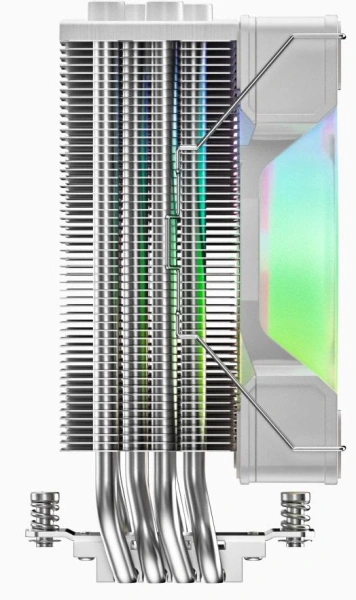 Устройство охлаждения(кулер) ID-Cooling SE-214-XT DF ARGB Soc-AM5/AM4/1200/1700/1851 белый 4-pin 31.5dB Al+Cu 180W 560gr Ret (SE-214-XT DF WHITE)