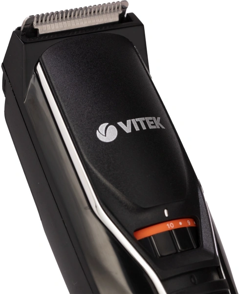 Триммер Vitek VT-2553 черный (насадок в компл:1шт)
