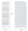 Подставка Deli 8932White 5отд. для письменных принадлежностей 205х59х93мм белый/прозрачный полипропилен
