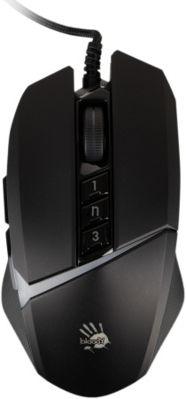 Мышь A4Tech Bloody W60 Max черный оптическая (10000dpi) USB (10but)