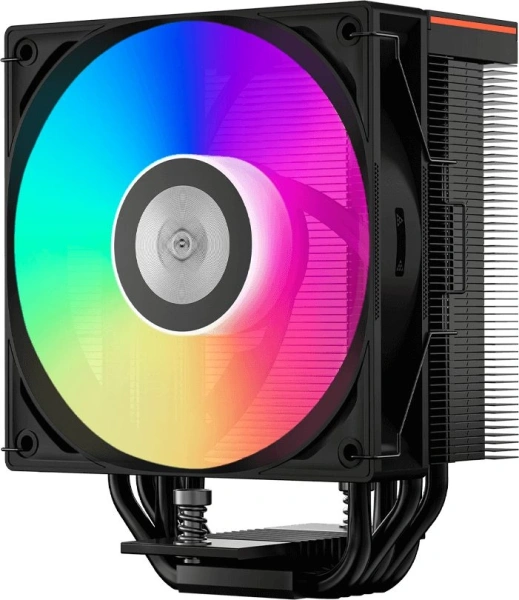 Устройство охлаждения(кулер) PcCooler RT500 Digital BK ARGB Soc-AM5/AM4/1200/1700/1851 черный 4-pin 34.9dB Al+Cu LCD 240W Ret (RT500-BKAWYL-GL)