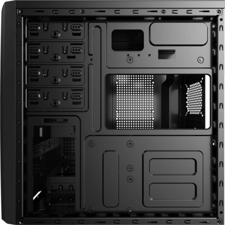 Корпус Aerocool CS-1101 черный без БП ATX 2x120mm 1x140mm 2xUSB2.0 1xUSB3.0 audio
