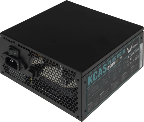 Блок питания Formula ATX 650W AC KCAS PLUS GOLD 650W RGB 80+ gold (20+4pin) APFC 120mm fan color LED 6xSATA RTL