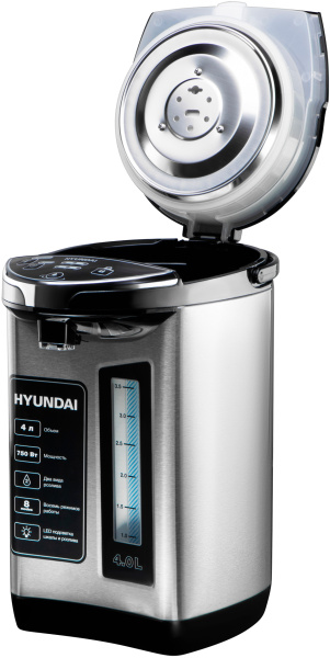 Термопот Hyundai HYTP-5840 4л. 750Вт серебристый/черный